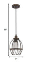 Antique Bronze Wire Pendant Hanging Light